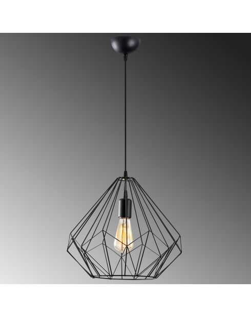 Suspension Diamond noire - D.37xH.129 cm