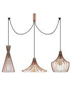 Suspension Mezopotamya cuivre - D.114xH.130 cm