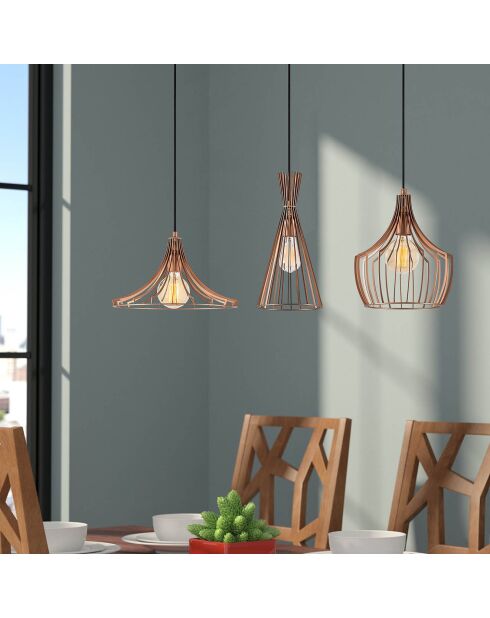 Suspension Mezopotamya cuivre - 110x37x122 cm