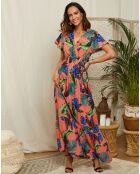 Robe Theresa corail