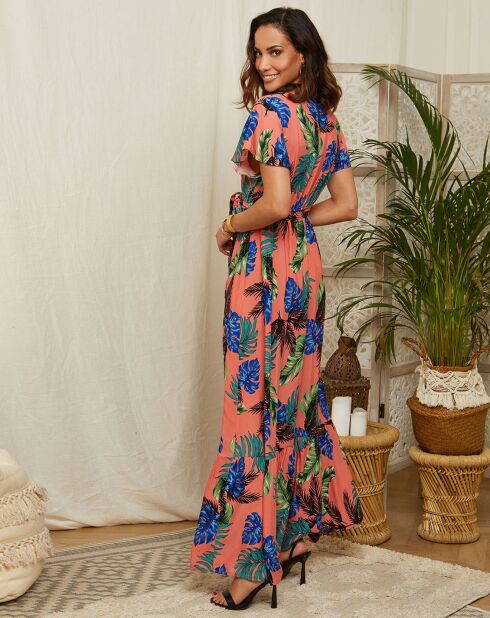 Robe Theresa corail