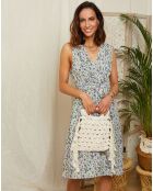 Robe Alyssa blanc/bleu
