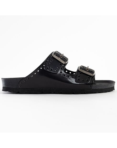 Mules Trèfle noires