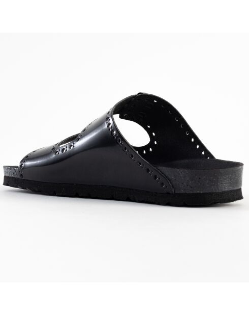 Mules Trèfle noires