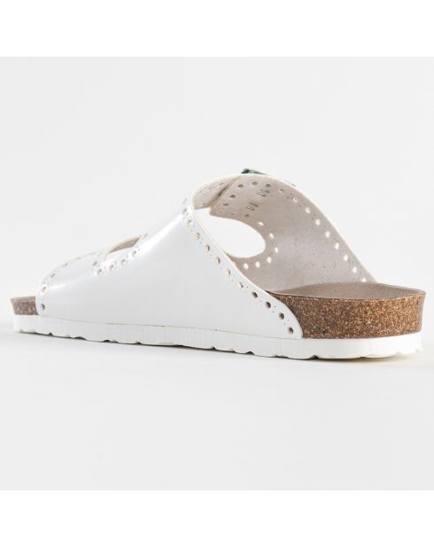 Mules Trèfle blanches