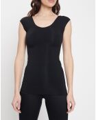 T-Shirt Coton Contour noir