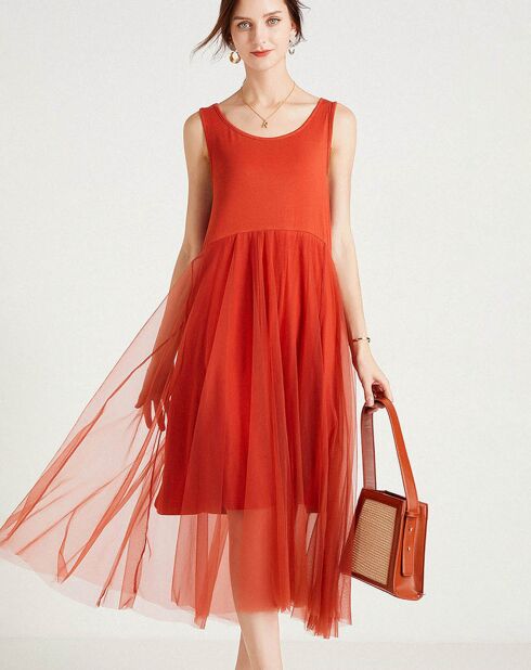 Robe Sofia orange