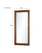 Miroir Alida marron - 80x8x180 cm