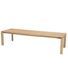 Table à manger bois Madison marron - 220x100x76.5 cm