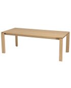 Table à manger bois Madison marron - 220x100x76.5 cm