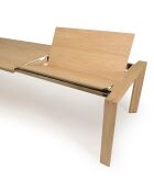 Table à manger bois Madison marron - 220x100x76.5 cm