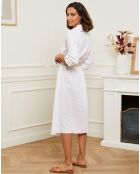 Robe longue 100% Lin Lola blanche