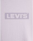 T-Shirt Tonal en Coton violet