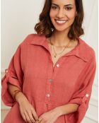 Estelle Brick Kleid aus 100% Leinen