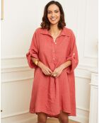 Estelle Brick Kleid aus 100% Leinen