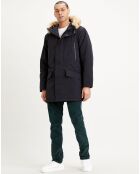 Parka mi-longue Woodside Long noire