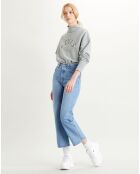 Sweat Gardenia en Coton gris