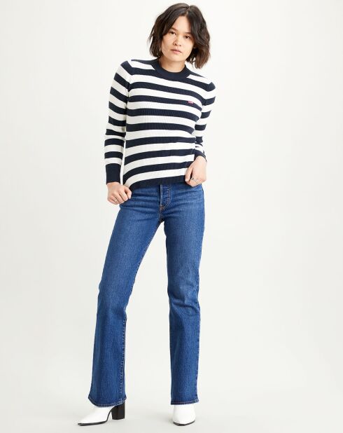 Jean Ribcage Bootcut bleu