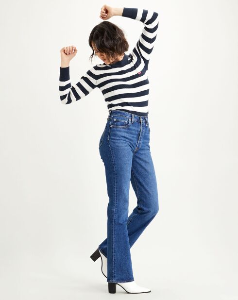 Jean Ribcage Bootcut bleu