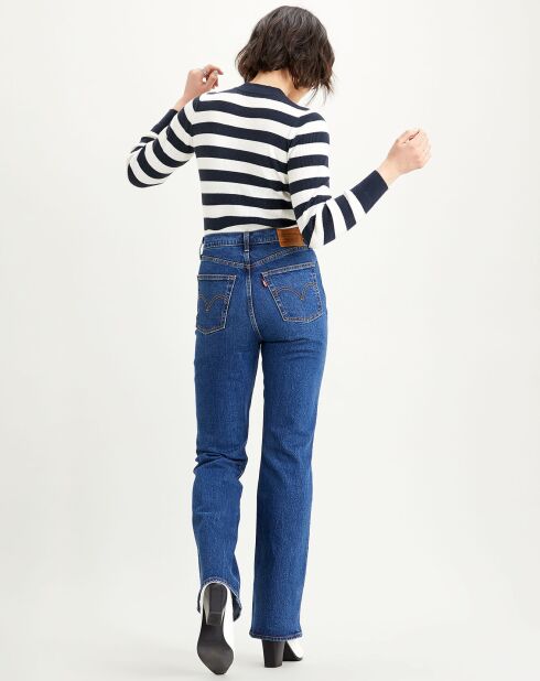 Jean Ribcage Bootcut bleu