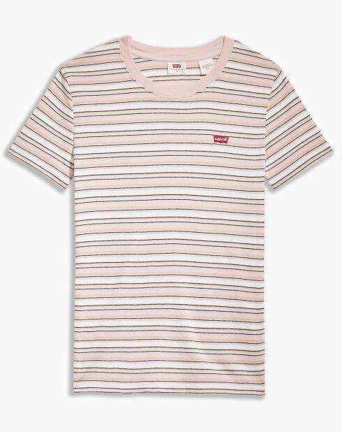 T-Shirt Rib Baby en Coton multicolore
