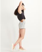 Short en jean 501 Original gris