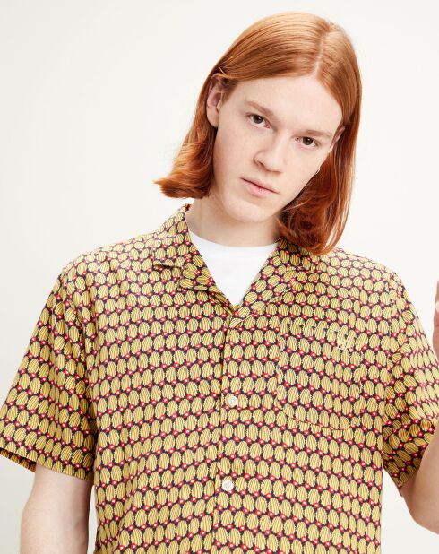 Chemise Cubano légère et fluide multicolore
