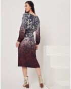 Robe Louisa bordeaux