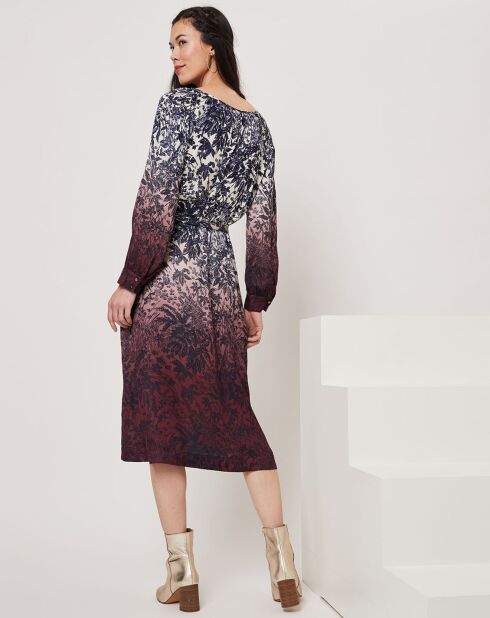 Robe Louisa bordeaux