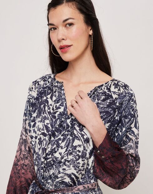 Robe Louisa bordeaux