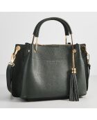 Sac à main en Cuir Lamy vert foncé -  27x18x11 cm