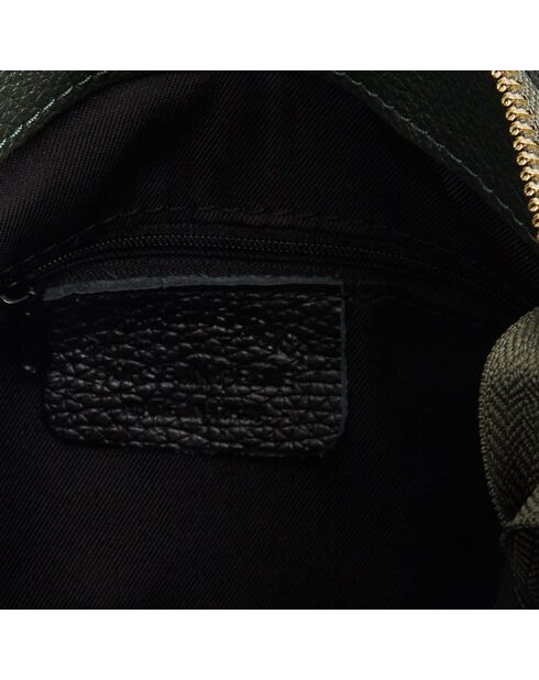 Sac à main en Cuir Lamy vert foncé -  27x18x11 cm