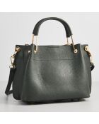 Sac à main en Cuir Lamy vert foncé -  27x18x11 cm