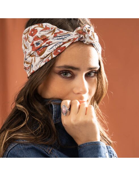 Clamato-Ring aus Sterlingsilber und Rhodochrosit 6,3 ct