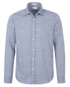 Chemise Slim Sammy bleu/gris clair