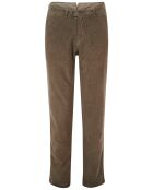 Pantalon en velours côtelé Tobby vert olive