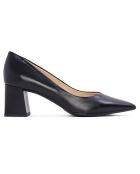 Escarpins en Cuir June noirs - Talon 6.5 cm