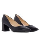 Escarpins en Cuir June noirs - Talon 6.5 cm