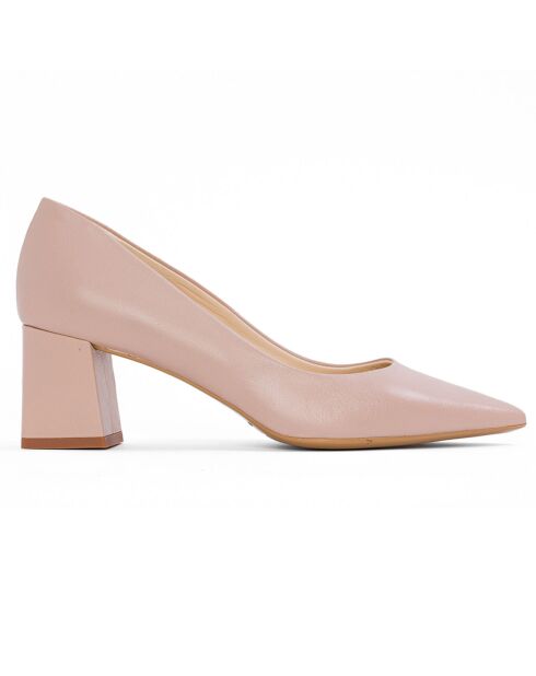 Zapatos de tacón June de piel nude - tacón de 6,5 cm