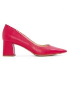 Dumps in pelle gialla rossa/rosa - tacco 6,5 cm