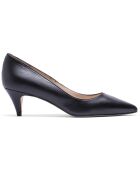 Schwarze Pumps Maria aus Leder - 5,5 cm Absatz