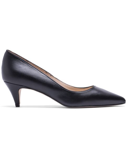 Schwarze Pumps Maria aus Leder - 5,5 cm Absatz