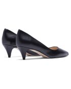 Schwarze Pumps Maria aus Leder - 5,5 cm Absatz