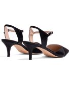 Zapatos de tacón Anne de terciopelo negro - Tacón de 5 cm