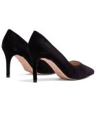 Schwarze Pumps Alia aus Veloursleder - 8,5 cm Absatz