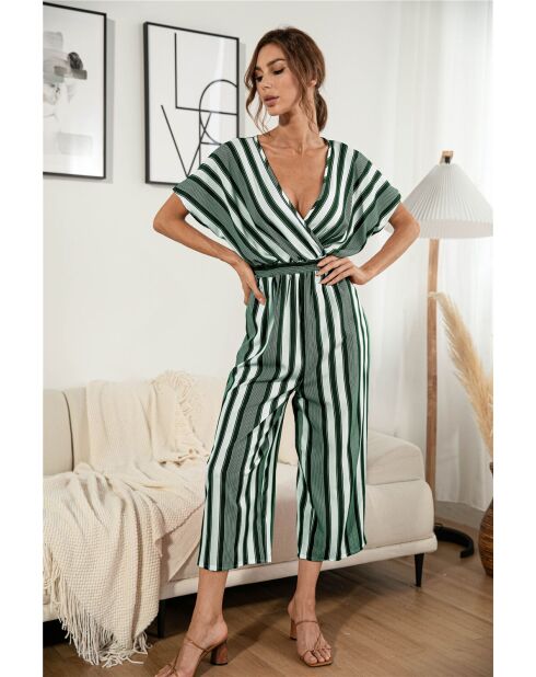 Combinaison Georgia vert/blanc