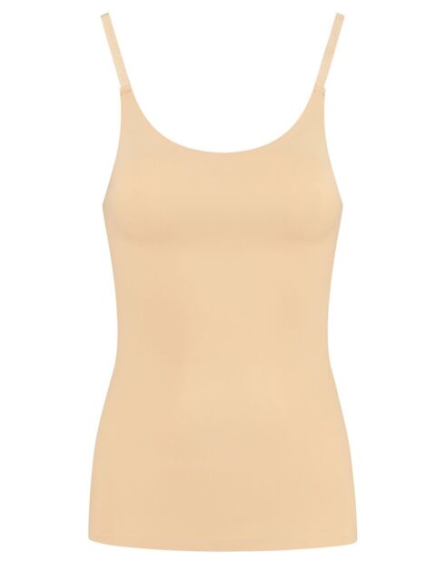 Beige onzichtbare tanktop