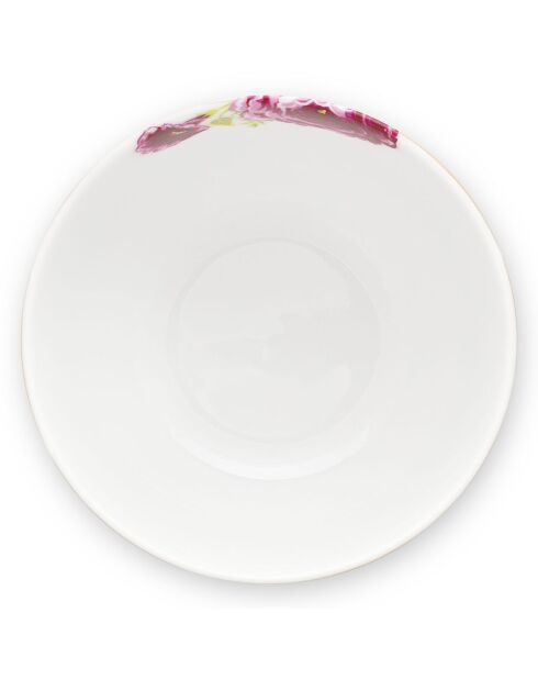 6 Bols en Porcelaine Early Bird Fleurs kaki - D.12 cm