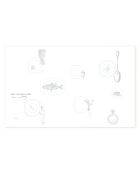 Mantel blanco Royal Bordar Plates - 150x250 cm