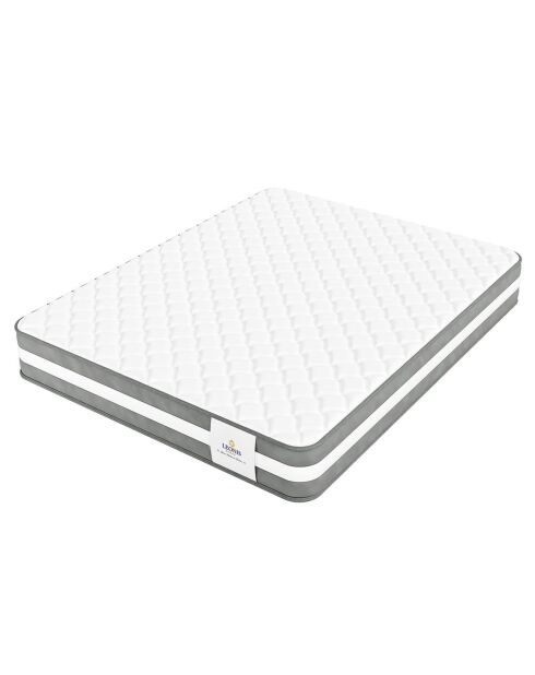 Matelas Leon gris/blanc - 140x190 cm